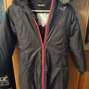 Girls size 10 long winter coat Perlin Pimpin brand
